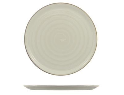 Saturnia - Piatto pizza 33 cm Vortex Bianco