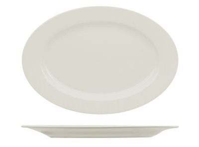 Ariane - Piatto ovale 32 cm Ripple