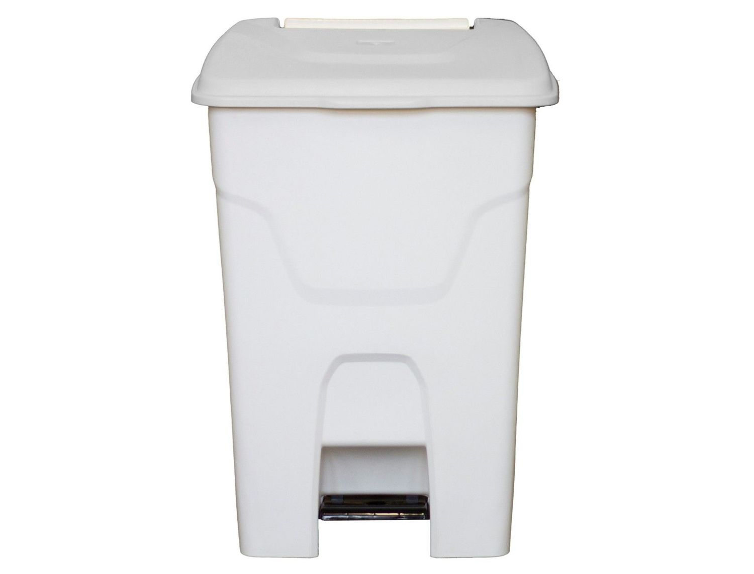 Pattumiera con pedale 80 l Bianco - Stil Casa