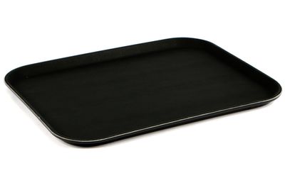 Vassoio antiscivolo 46 x 35,5 cm Nero - Ilsa