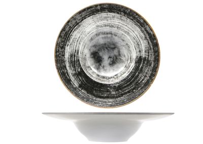 Saturnia - Pasta bowl 27,5 cm Black Round