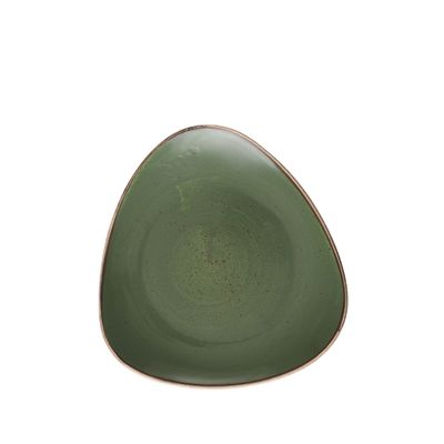 Churchill - Piatto triangolare 24,5 cm Sorrel Green