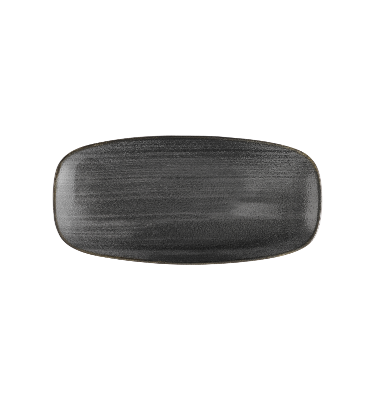 Churchill - Piatto oblungo 26,9 x 12,7 cm Raw Black