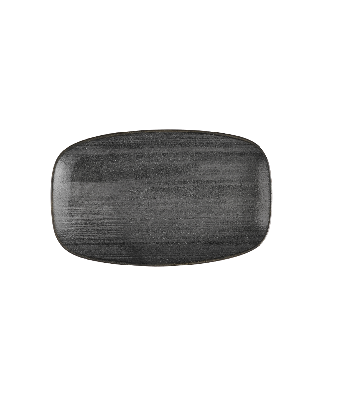 Churchill - Piatto oblungo 20 x 12,1 cm Raw Black