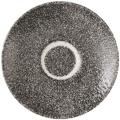 Churchill - Sottotazza cappuccino 15,6 cm Raku Quartz Black Studio Prints