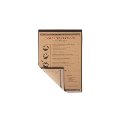 Dag Style - Tovaglietta Menu Risto A4 2 tasche