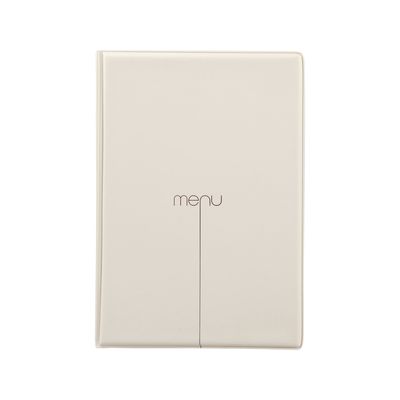 Dag Style - Porta Menu RISTO A5 scritta menu SABBIA 16,5x23,8 cm