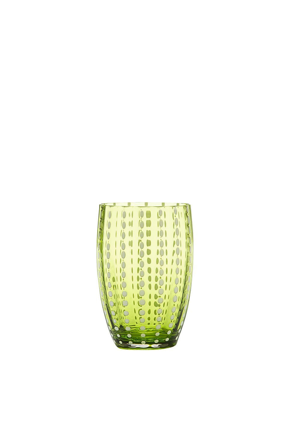 Tumbler 32 cl Perle Verde mela - Zafferano
