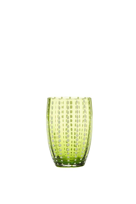 Tumbler 32 cl Perle Verde mela - Zafferano