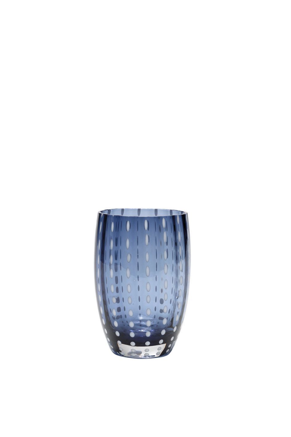 Tumbler 32 cl Perle Blu grigio - Zafferano