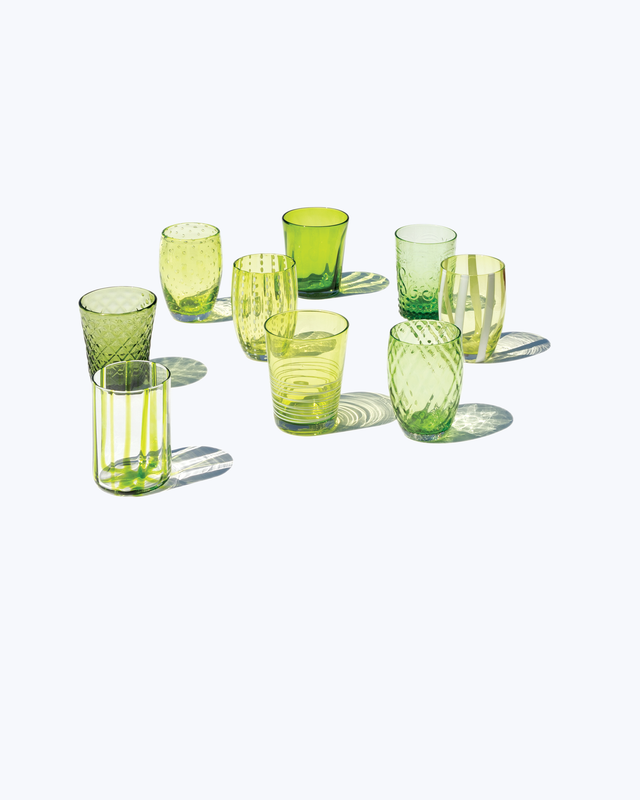 Tumbler 6 pezzi Melting Pot Verde - Zafferano