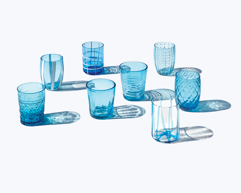 Tumbler 6 pezzi Melting Pot Acquamarina - Zafferano