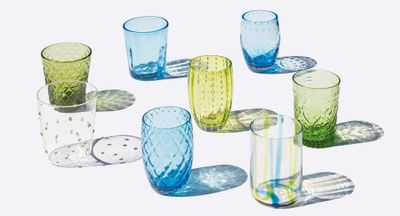 Tumbler 6 pezzi Melting Pot Verde e Acquamarina - Zafferano