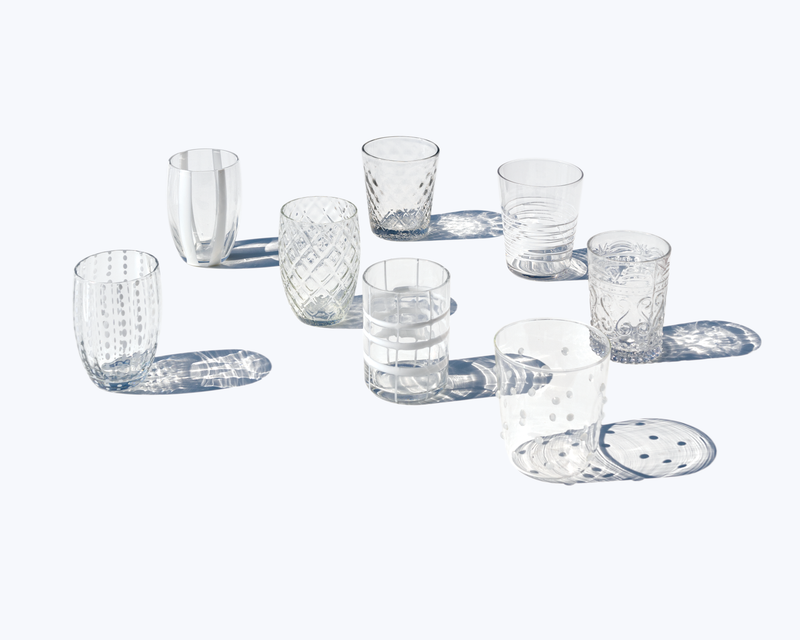 Tumbler 6 pezzi Melting Pot Trasparente - Zafferano