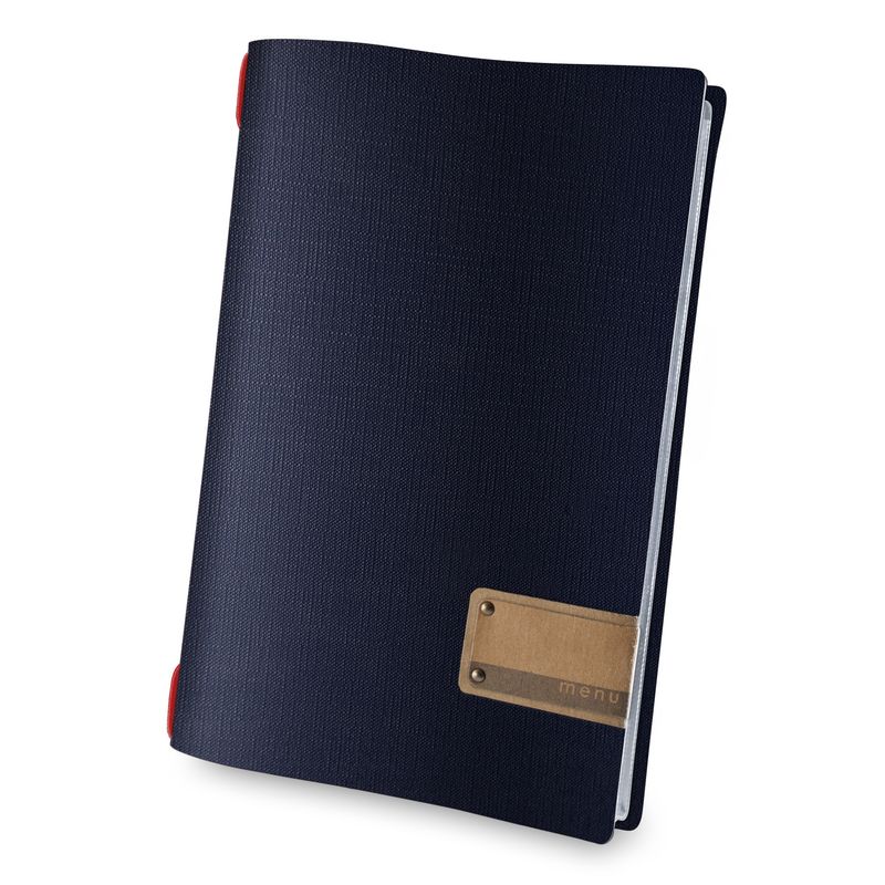 Dag Style - Menu Juta A4 23,2 x 31,8 cm Blu