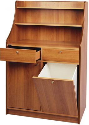 Forcar - Mobile di servizio in legno 95 x 49 cm Noce