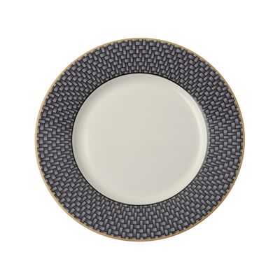 Geminiano Cozzi - Piattino pane/burro 17,5 cm Nero Intrecci