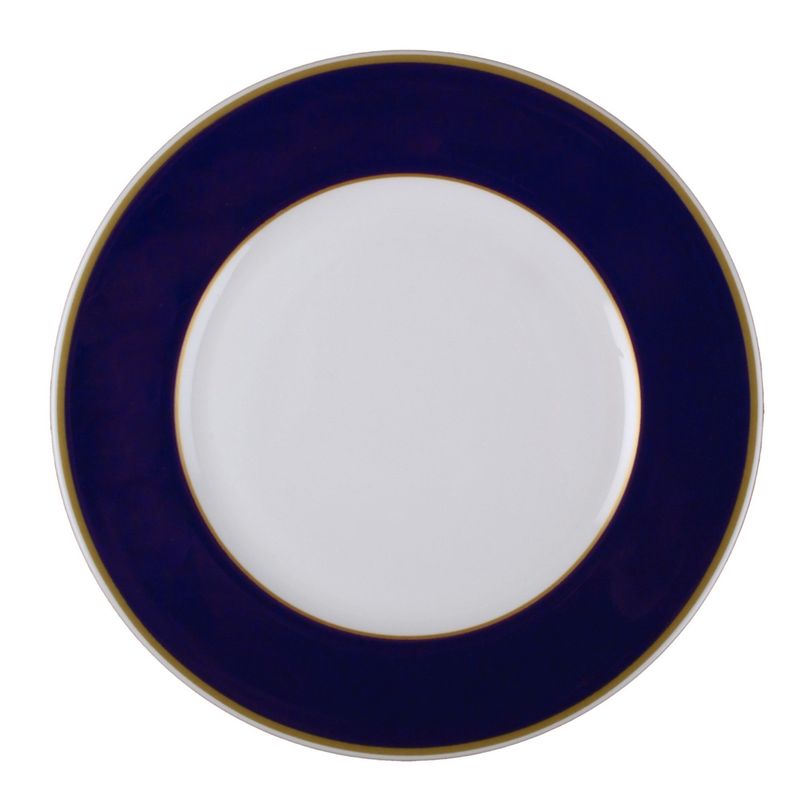 Geminiano Cozzi - Piattino pane e burro 17,5 cm Striche Blu e Oro