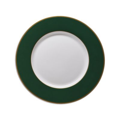 Geminiano Cozzi - Piattino pane e burro 17,5 cm Striche Verdi e Oro