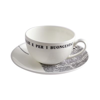 Geminiano Cozzi - Tazza tè/capp. con piattino 22 cl Geometric La Cucina Italiana