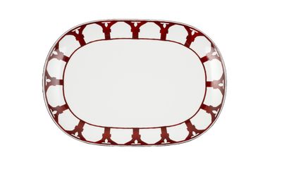Geminiano Cozzi - Piatto ovale 45 x 31,5 cm Venezia 1600