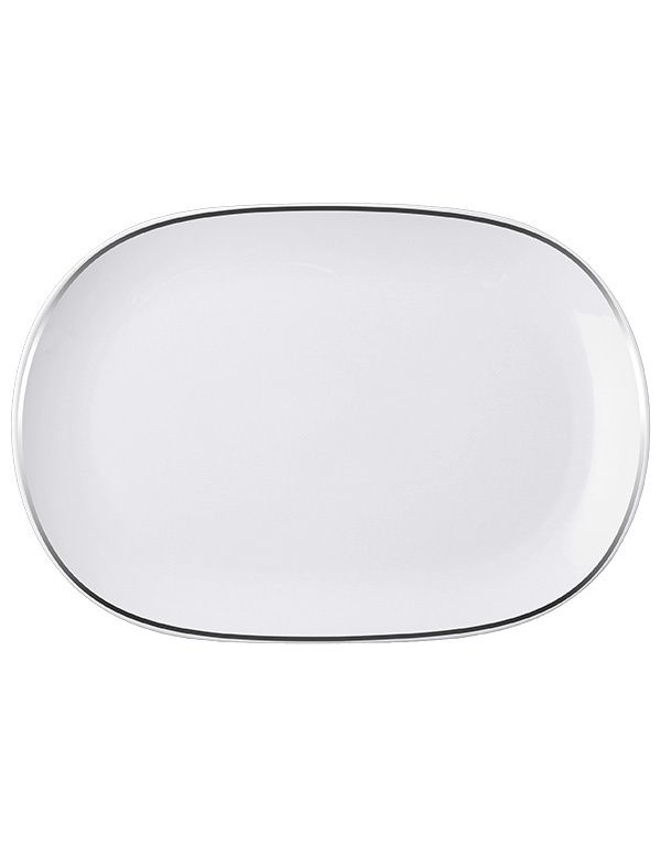 Geminiano Cozzi - Piatto ovale 45 cm Ducale