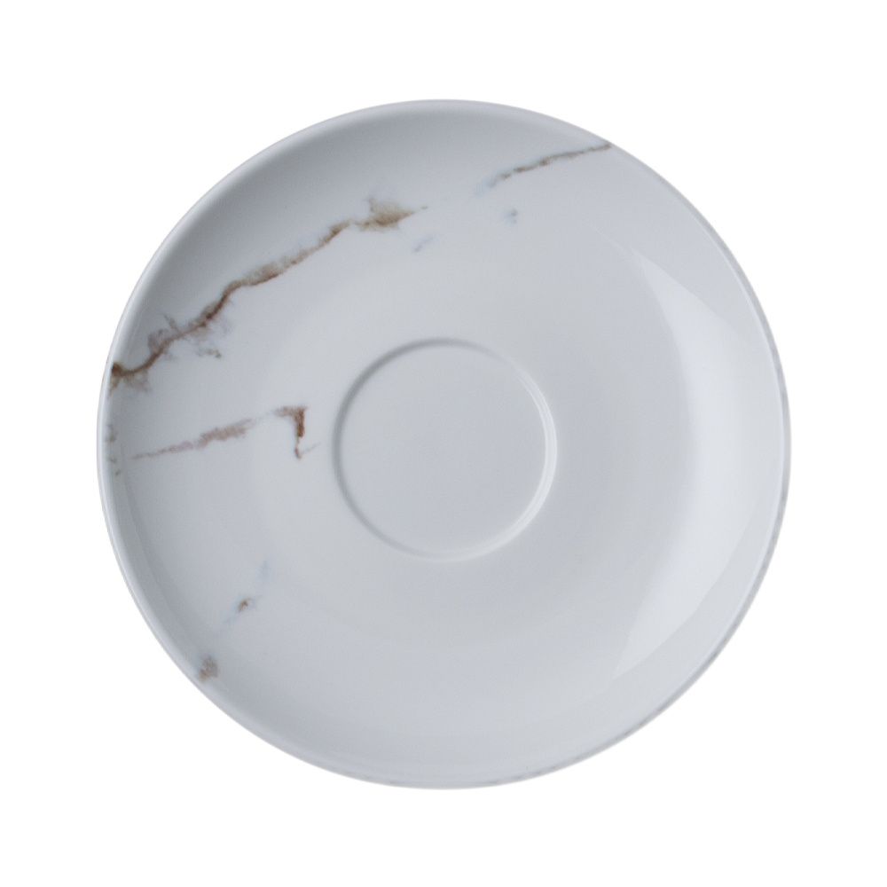 Geminiano Cozzi - Piattino per tazza tè/cappuccino 16 cm Marmo