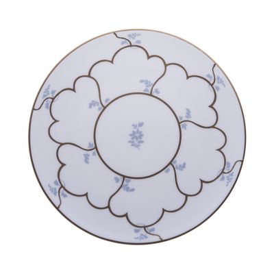 Geminiano Cozzi - Piatto dessert flat 22,5 cm Feston e Cadena Azzurro