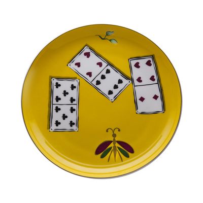 Geminiano Cozzi - Piatto dessert 23 cm Carte da Zogo