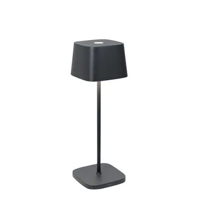 Lampada da tavolo 29 x 10 cm Ofelia Grigio Scuro - Zafferano