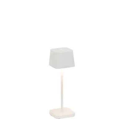 Lampada da tavolo 20 x 6,7 cm Ofelia Mini Bianco - Zafferano