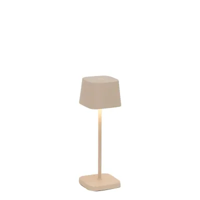 Lampada da tavolo 20 x 6,7 cm Ofelia Mini Sabbia - Zafferano