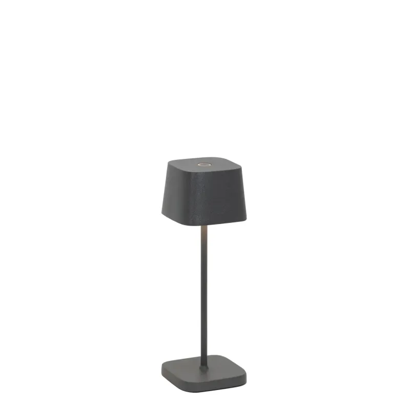 Lampada da tavolo 20 x 6,7 cm Ofelia Mini Grigio Scuro - Zafferano
