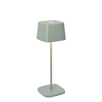 Lampada da tavolo 29 x 10 cm Ofelia Salvia - Zafferano