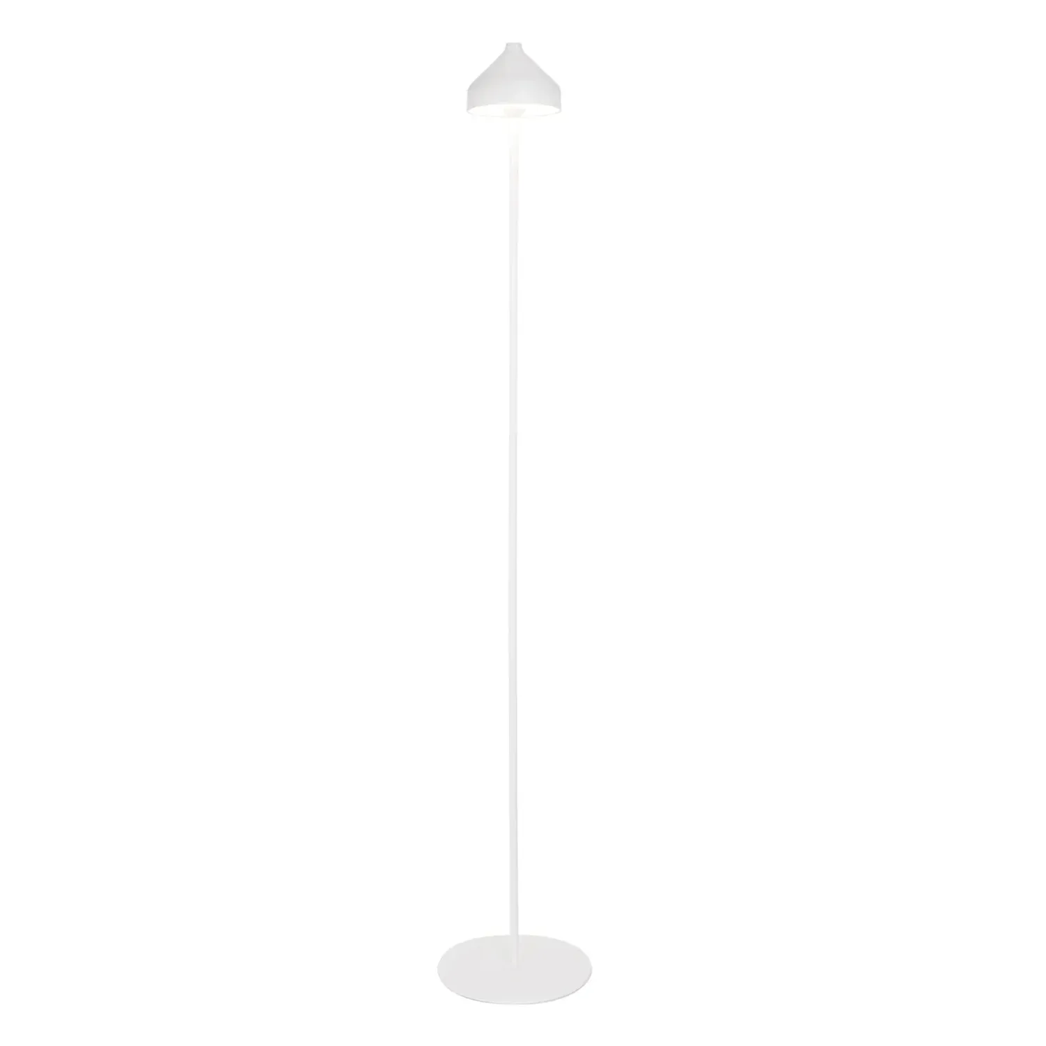 Lampada da terra 120 x 20 cm Amelie Bianco - Zafferano