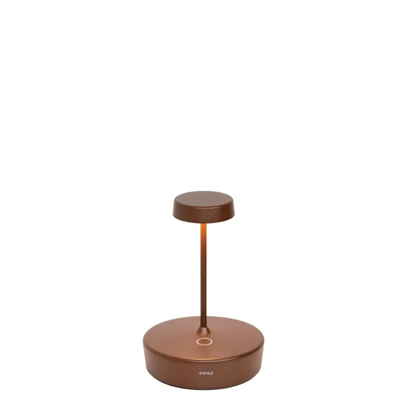 Lampada da tavolo 14,8 x 10 cm Swap Mini Corten - Zafferano