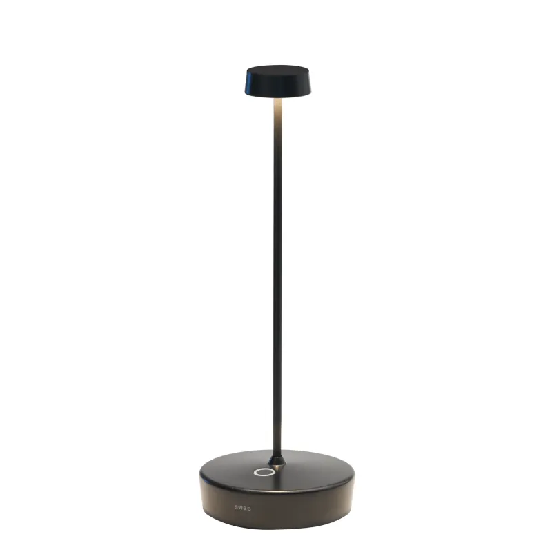 Lampada da tavolo 29 x 10 cm Swap Nero - Zafferano