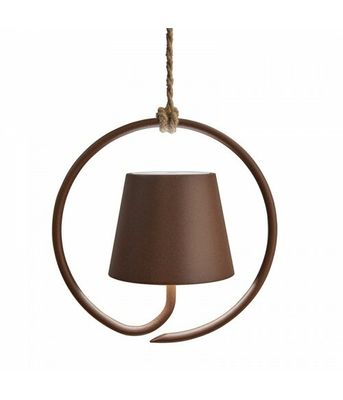 Lampada a sospensione 19,8 x 11 cm Poldina Corten - Zafferano