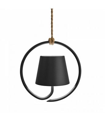 Lampada a sospensione 19,8 x 11 cm Poldina Grigio Scuro - Zafferano