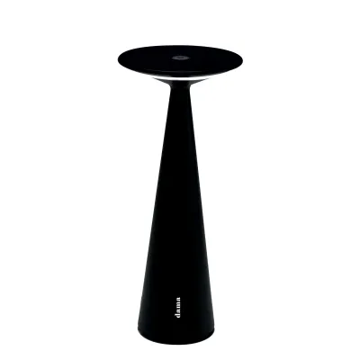 Lampada da tavolo 29 x 12,5 cm Dama Nero - Zafferano