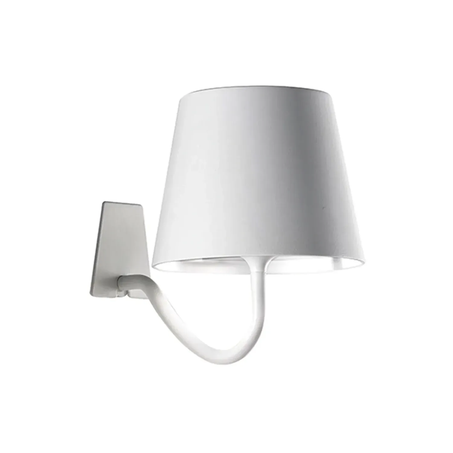 Lampada da parete 15,8 x 11 cm Poldina Bianco - Zafferano