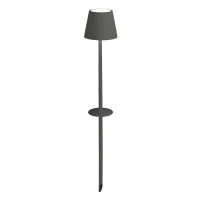 Lampada con picchetto 60 x 11 cm Poldina Grigio Scuro - Zafferano