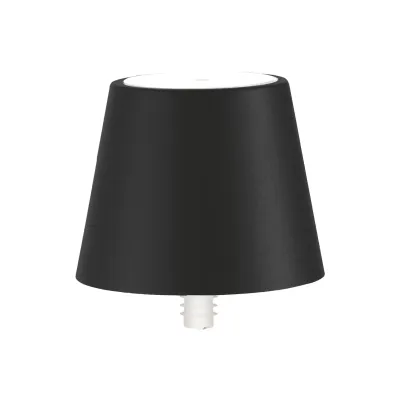 Lampada da tavolo 11,1 x 11,1 cm Poldina Stopper Nero - Zafferano