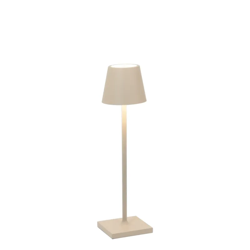 Lampada da tavolo 27,5 x 7 cm Poldina Micro Sabbia - Zafferano