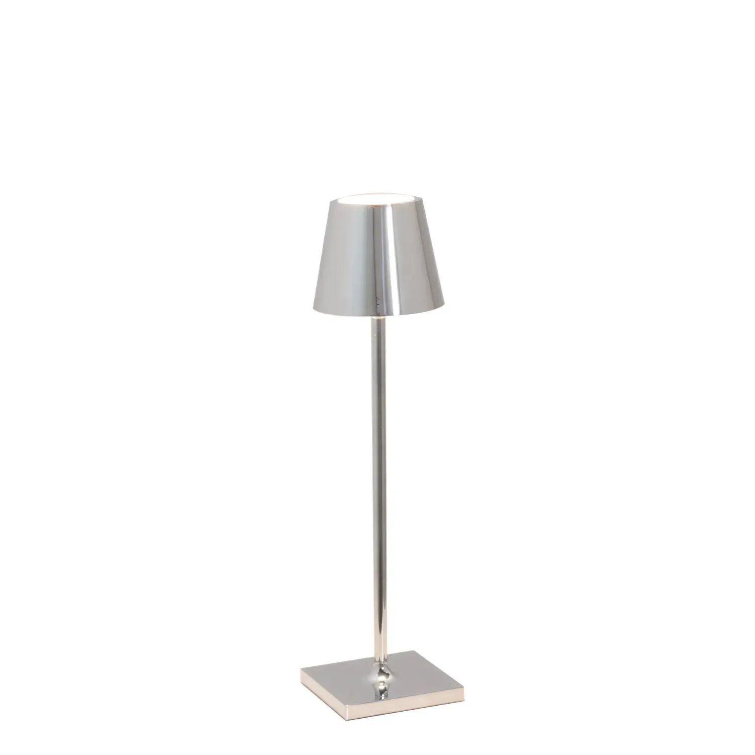 Lampada da tavolo 27,5 x 7 cm Poldina Micro Argento - Zafferano