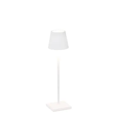 Lampada da tavolo 27,5 x 7 cm Poldina Micro Bianco - Zafferano