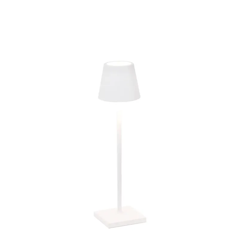 Lampada da tavolo 27,5 x 7 cm Poldina Micro Bianco - Zafferano