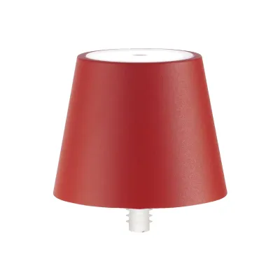 Lampada da tavolo 11,1 x 11,1 cm Poldina Stopper Rosso - Zafferano