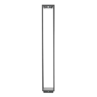 Lampada da terra 100 x 14 cm Home Solar Grigio Scuro - Zafferano