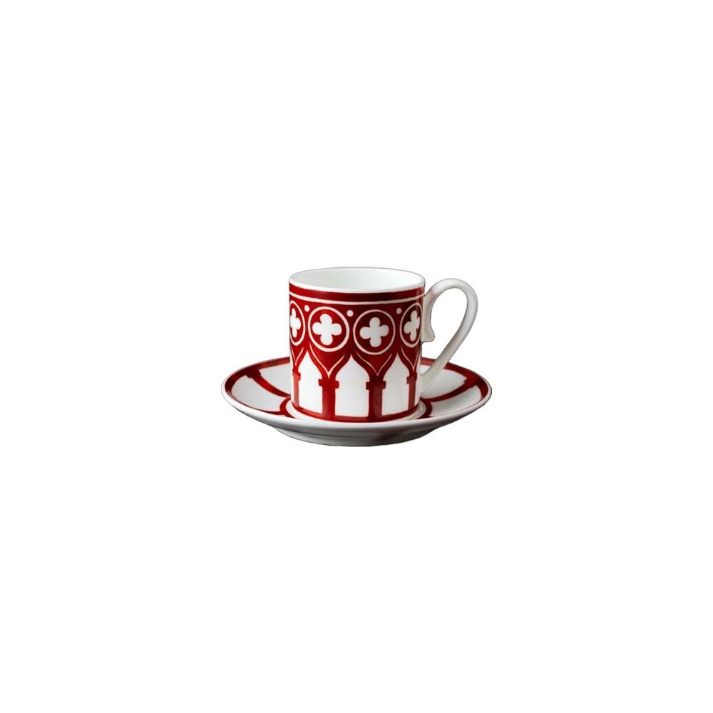 Geminiano Cozzi - Tazza caffè con piattino 13 cl Venezia 1600